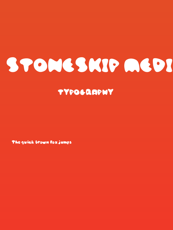 StoneSkip Medium Poster