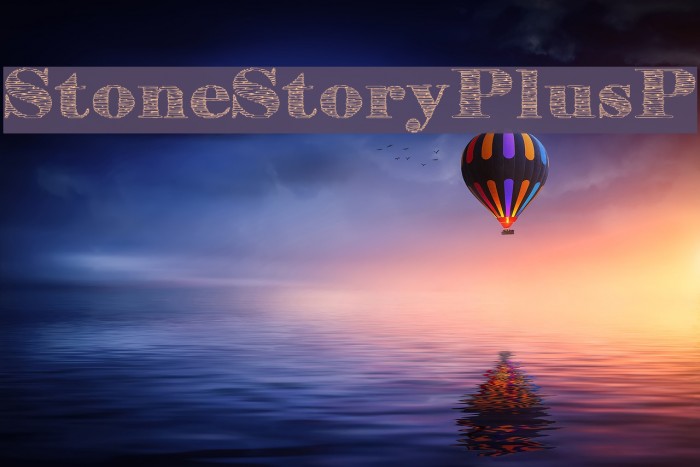 StoneStoryPlusP Font examples