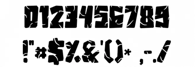 Stone_Head Font OTHER CHARS