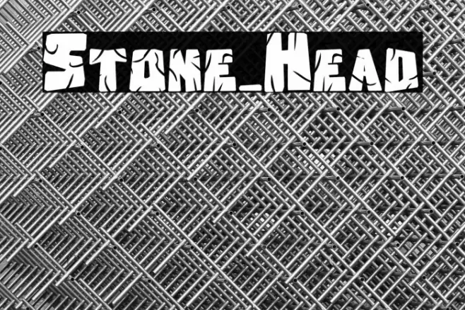 Stone_Head Font examples
