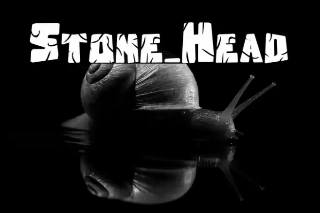 Stone_Head Font examples