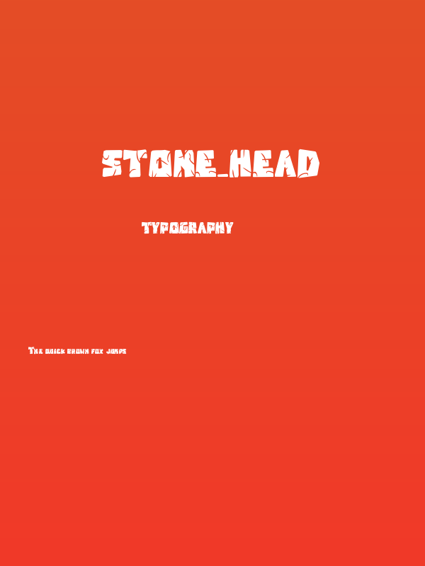 Stone_Head Poster