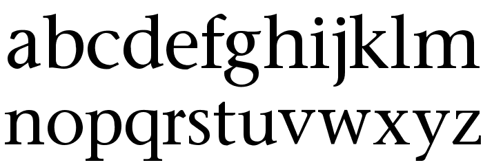 Stone Font LOWERCASE