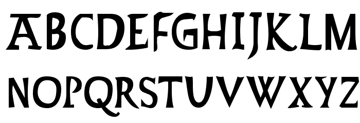 Stoneage Font LOWERCASE