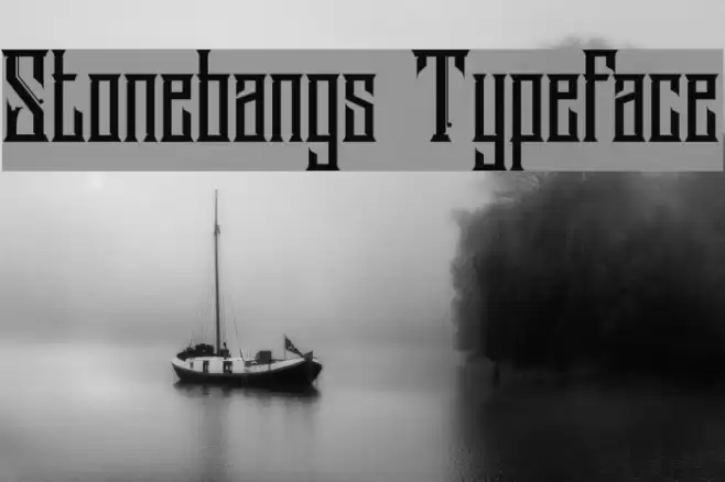 Stonebangs Typeface Font examples