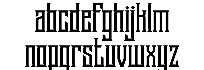 StonebangsTypeface Font LOWERCASE