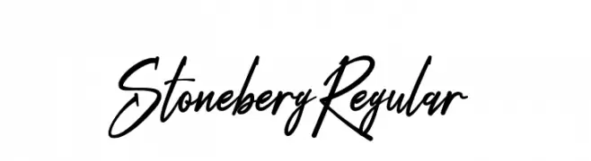 Stoneberg-Regular  Frei Schriftart Herunterladen