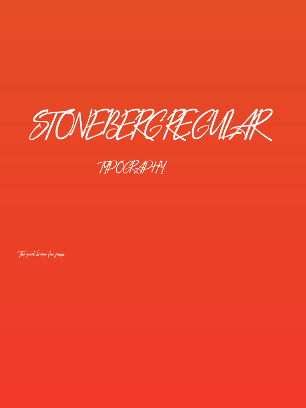 Stoneberg-Regular Poster