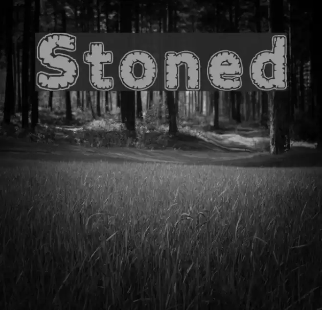 Stoned Font examples