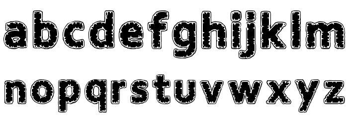 Stoned Font LOWERCASE