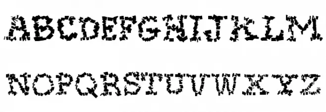 Stoneflint Шрифта ВЕРХНИЙ