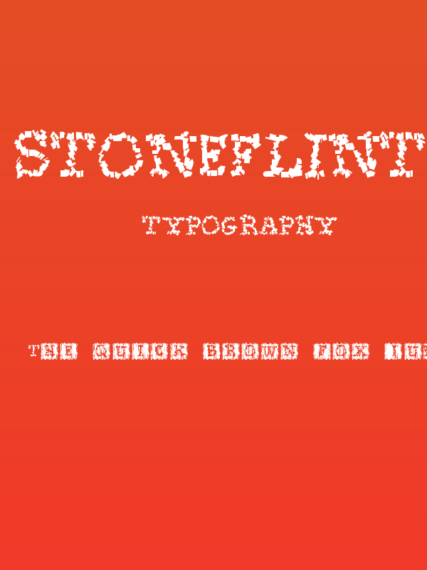 Stoneflint Poster