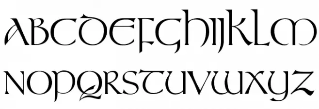 Stonehenge Regular Schriftart Groß