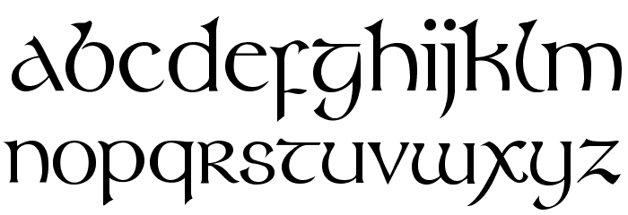 Stonehenge Regular Font LOWERCASE
