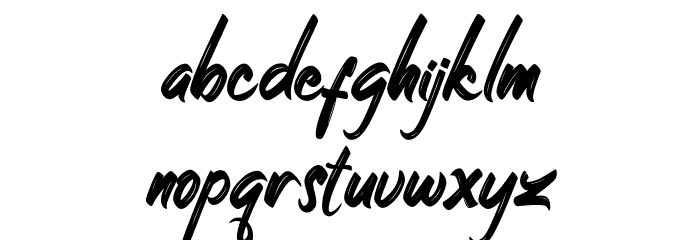 Stonehole Font LOWERCASE