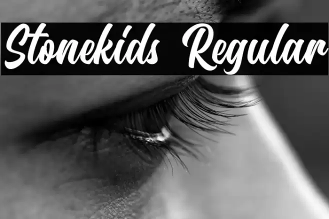 Stonekids Regular Font examples
