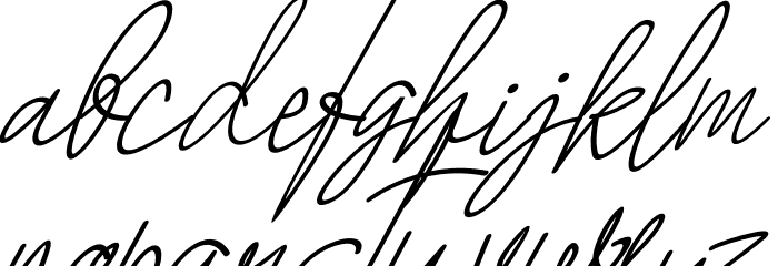 Stones Font LOWERCASE