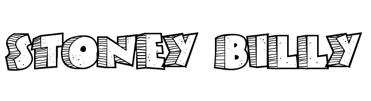 Stoney Billy  フリーフォントのダウンロード