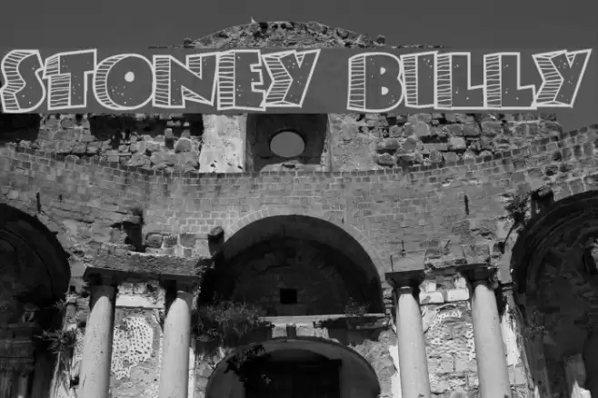 Stoney Billy Font examples