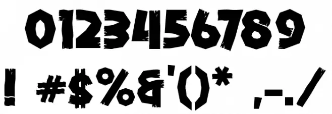 Stoneyard Font OTHER CHARS