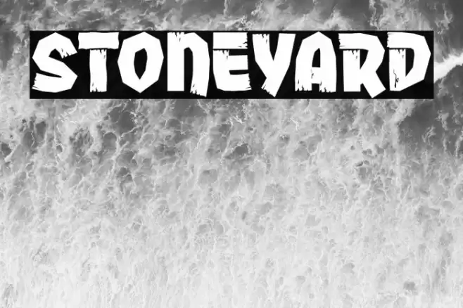 Stoneyard Font examples