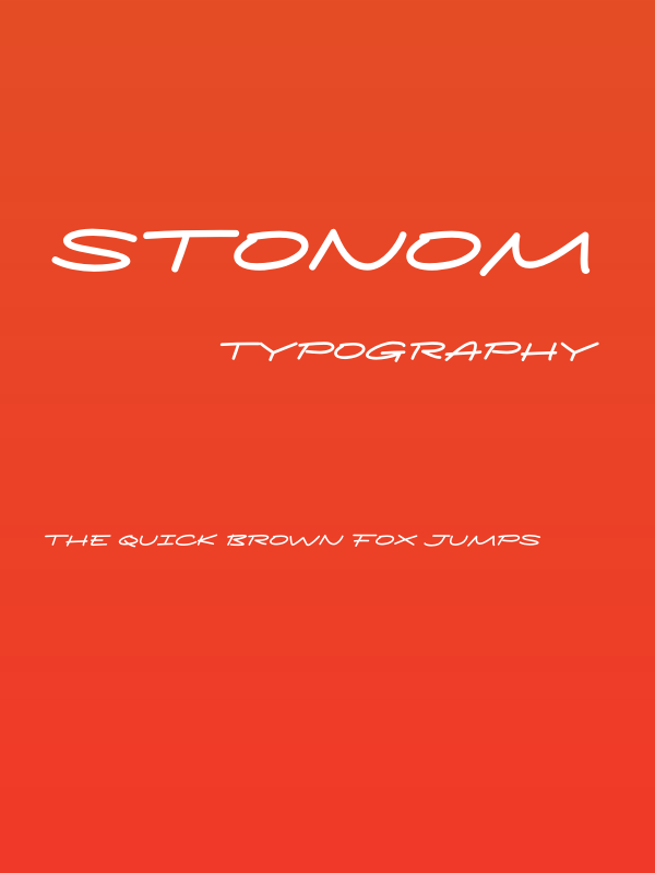 Stonom Poster