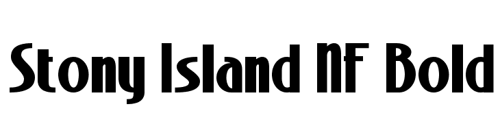 Stony Island NF Bold  Descarca Fonturi Gratis