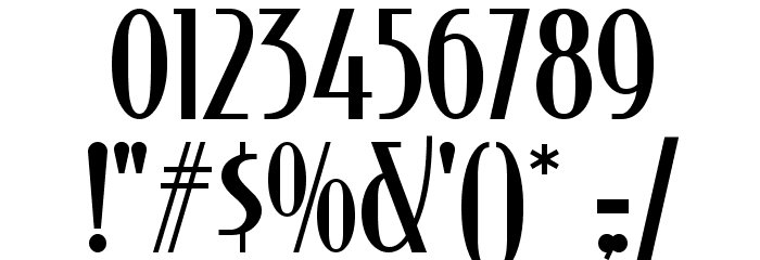 Stony Island NF Font OTHER CHARS