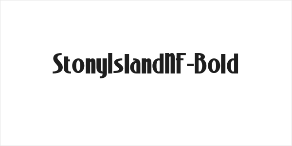 StonyIslandNF-Bold Logo