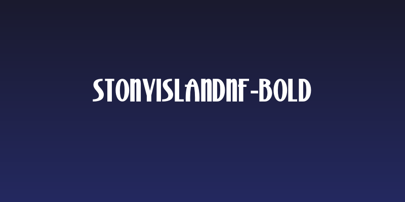StonyIslandNF-Bold Social Header