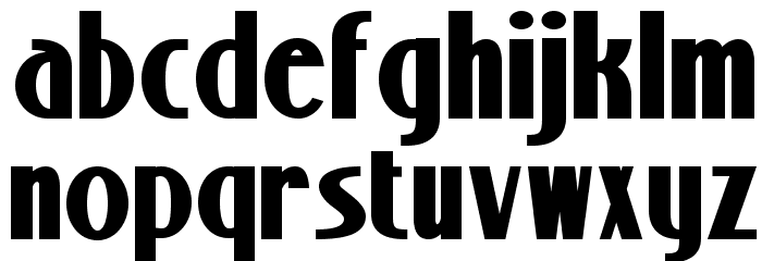 StonyIslandNF-Bold Font LOWERCASE