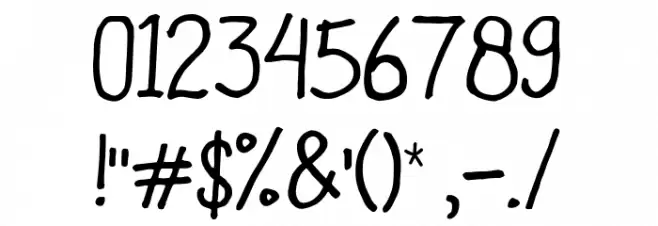 Stoony Font OTHER CHARS