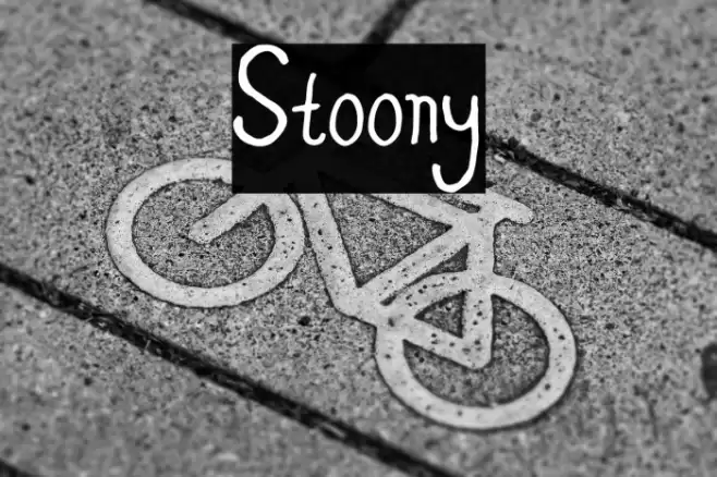 Stoony Font examples