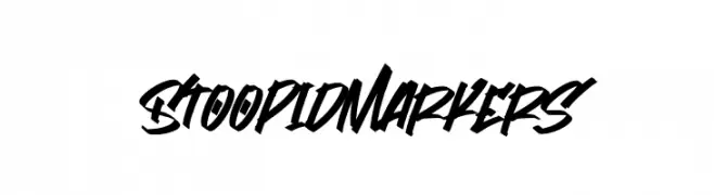 Stoopid Markers  Frei Schriftart Herunterladen