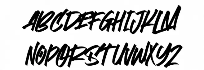 Stoopid Markers Font Litere mari