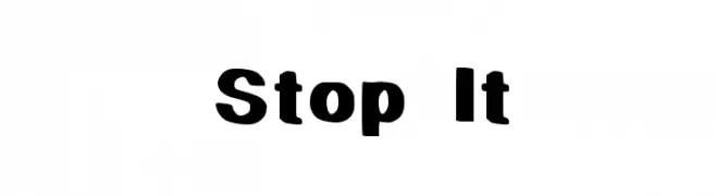 Stop It  नि: शुल्क फ़ॉन्ट्स डाउनलोड