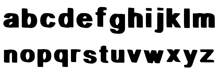 Stop It Font LOWERCASE