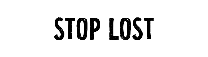 Stop Lost  Скачать бесплатные шрифты