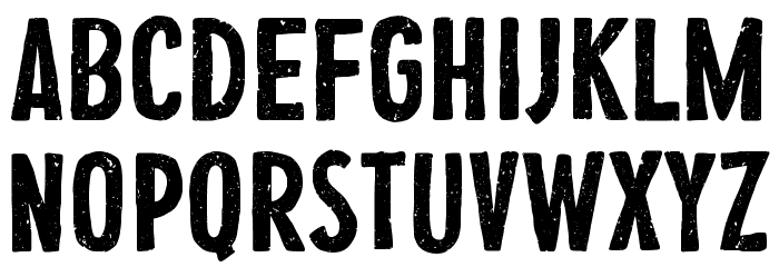 Stop Lost Font LOWERCASE