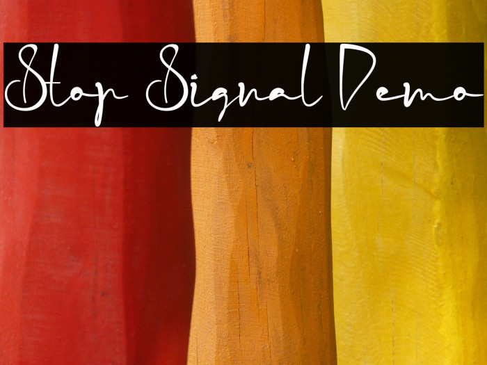 Stop Signal Demo Example 3