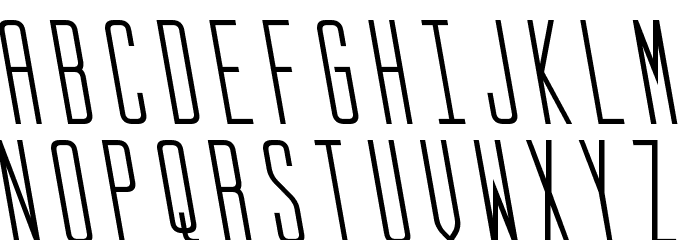 StopSlantSans Monospaced Font LOWERCASE