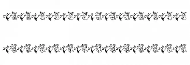 Storch Schriftart Groß