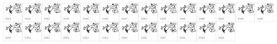 Storch Character Map