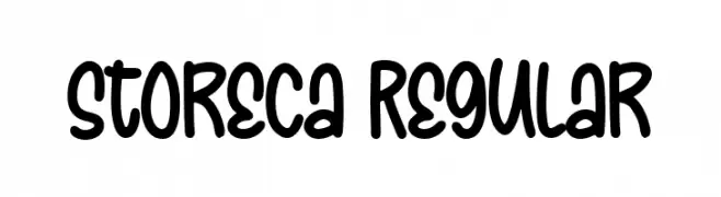 Storeca Regular  नि: शुल्क फ़ॉन्ट्स डाउनलोड