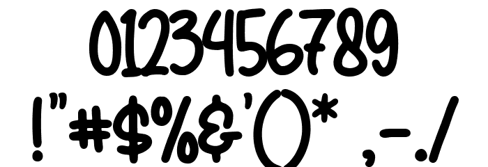 Storeca Regular Font OTHER CHARS