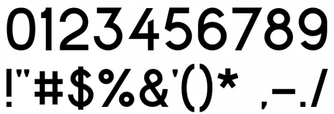 StorgataRegular Font OTHER CHARS