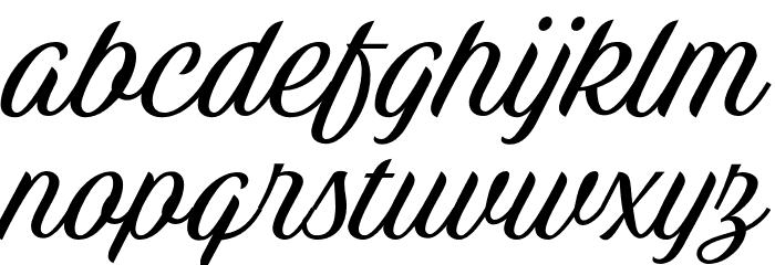 Storia-Light Font LOWERCASE