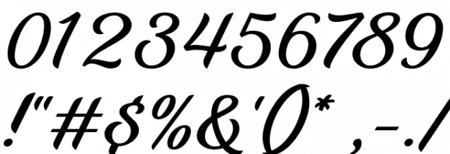 Storia-Regular Font OTHER CHARS