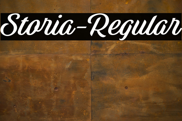 Storia-Regular Example 2