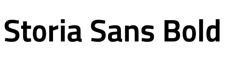 Storia Sans Bold  Descarca Fonturi Gratis